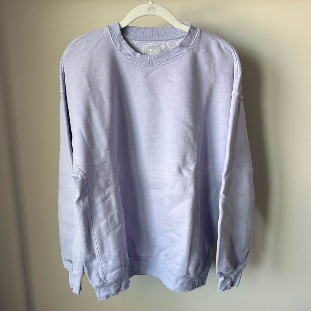 Aritzia TNA Cozy Fleece Boyfriend Crew